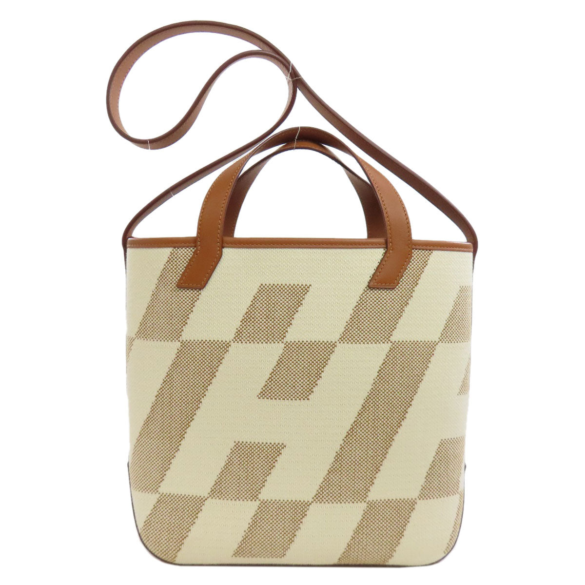 HERMES Ambie PM 2WAY Handbag Canvas Ladies [Used]