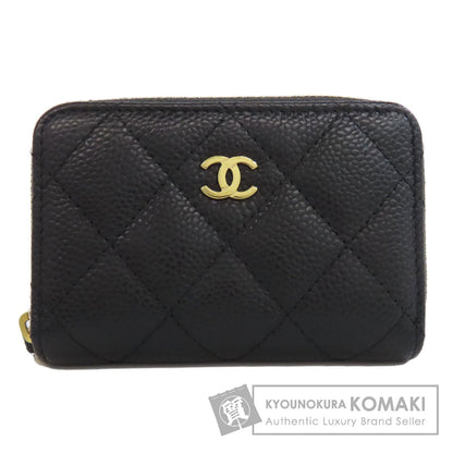 CHANEL   coin purse Matelasse COCO Mark GoldHardware Grained Calfskin Skin Ladies