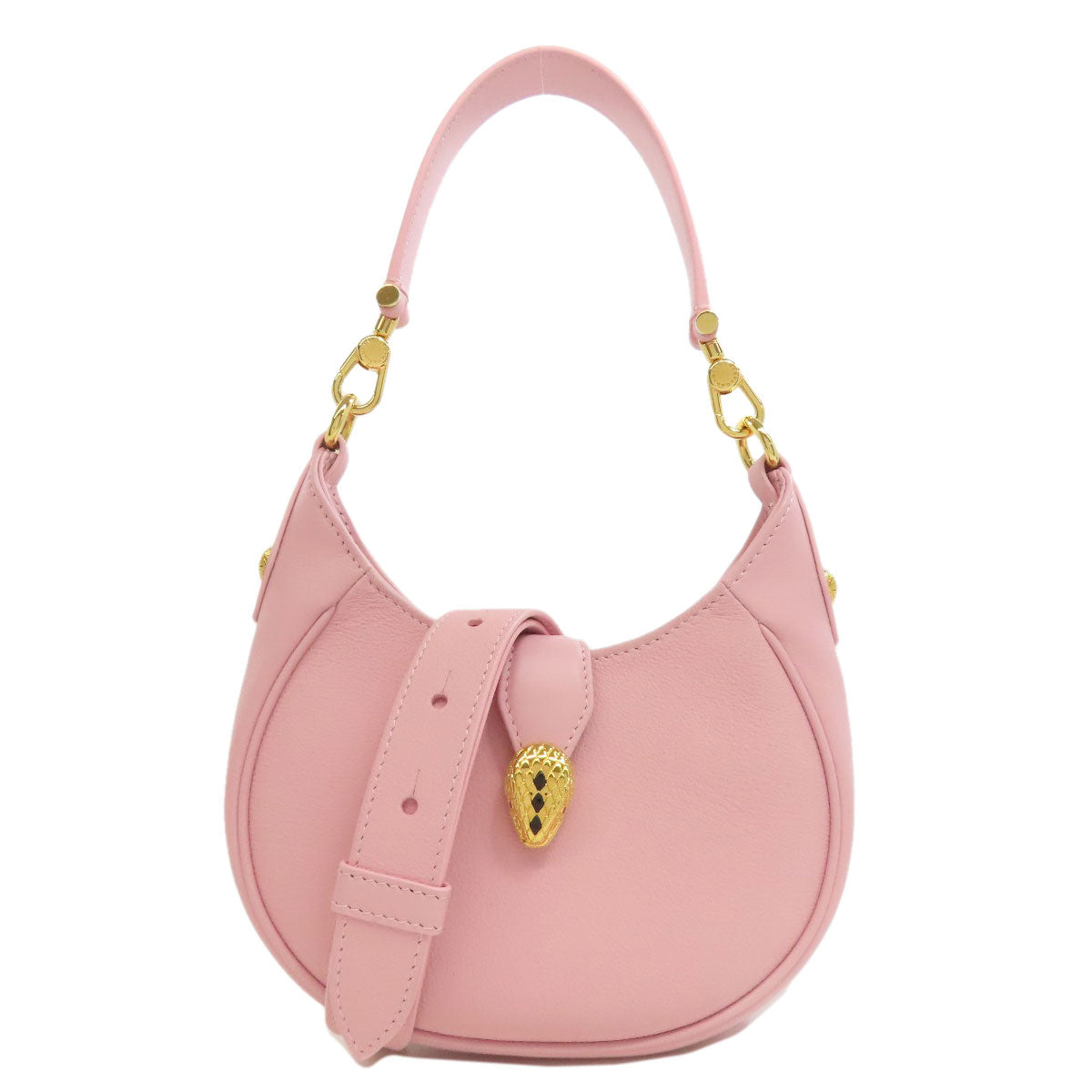 BVLGARI Semperti Ellipse Small 2WAY Handbag Leather Ladies [Used]