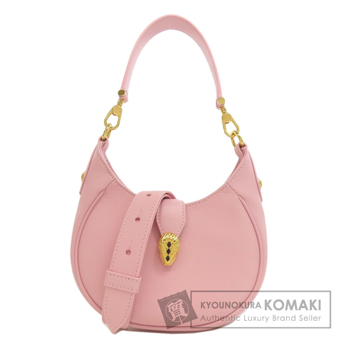 BVLGARI Semperti Ellipse Small 2WAY Handbag Leather Ladies [Used]