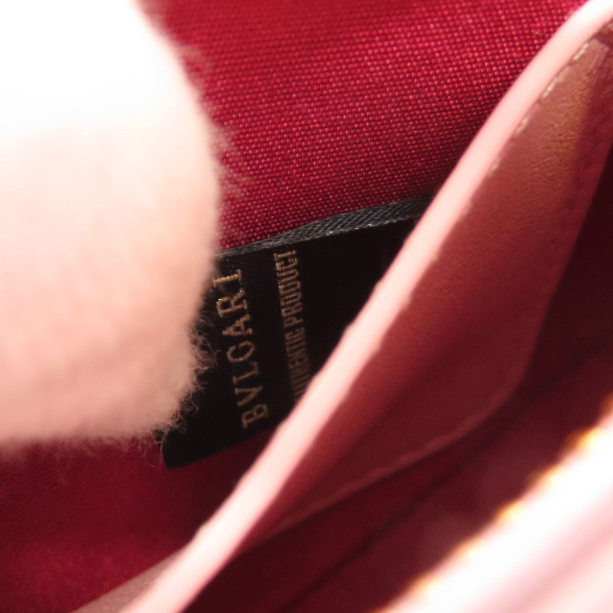 BVLGARI Semperti Ellipse Small 2WAY Handbag Leather Ladies [Used]