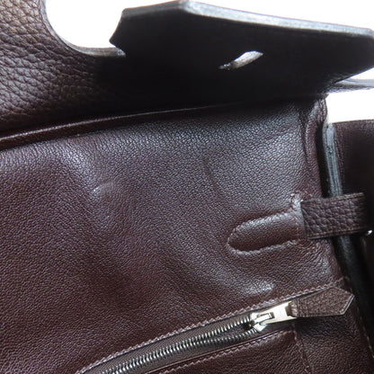 HERMES Otacroa 32 Silver Hardware Handbag Taurillon Clemence Ladies [Used]