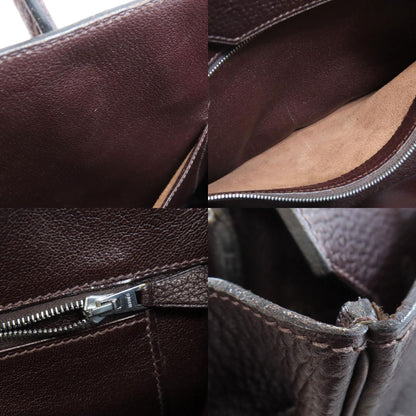 HERMES Otacroa 32 Silver Hardware Handbag Taurillon Clemence Ladies [Used]