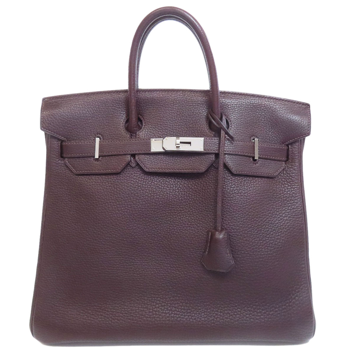 HERMES Otacroa 32 Silver Hardware Handbag Taurillon Clemence Ladies [Used]