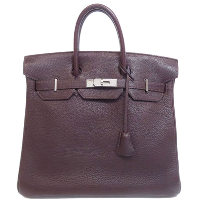 HERMES Otacroa 32 Silver Hardware Handbag Taurillon Clemence Ladies [Used]