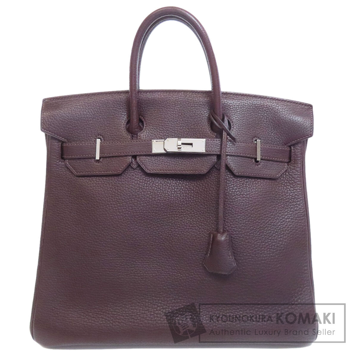 HERMES Otacroa 32 Silver Hardware Handbag Taurillon Clemence Ladies [Used]