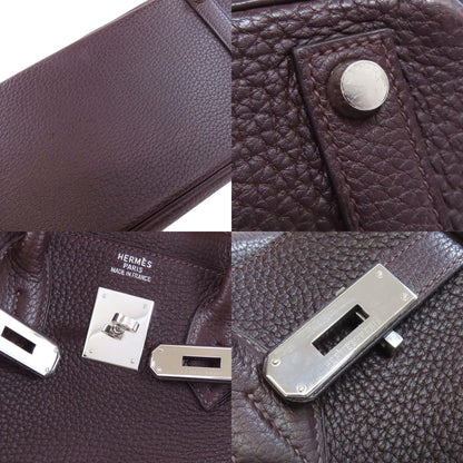 HERMES Otacroa 32 Silver Hardware Handbag Taurillon Clemence Ladies [Used]