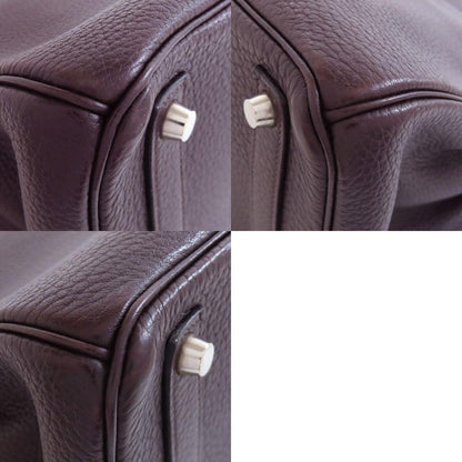 HERMES Otacroa 32 Silver Hardware Handbag Taurillon Clemence Ladies [Used]