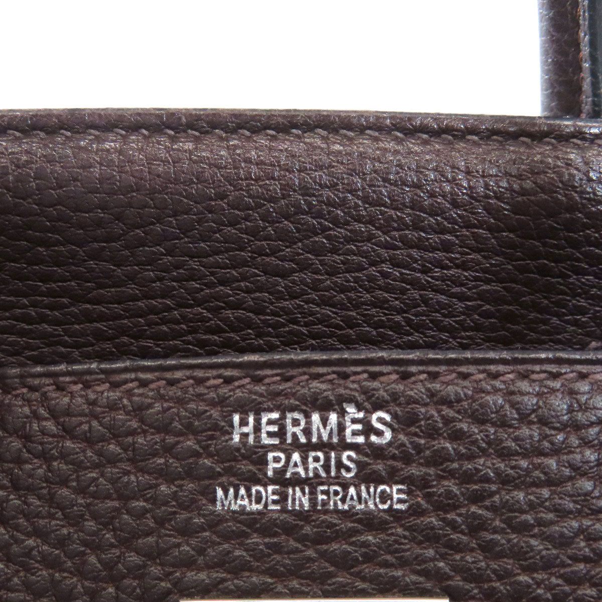 HERMES Otacroa 32 Silver Hardware Handbag Taurillon Clemence Ladies [Used]