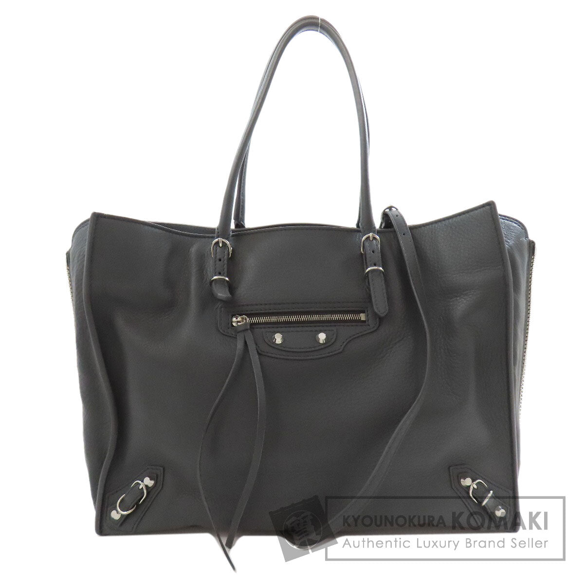 BALENCIAGA  432596 Tote Bag Paper B4 Zip Around 2WAY Calf Ladies