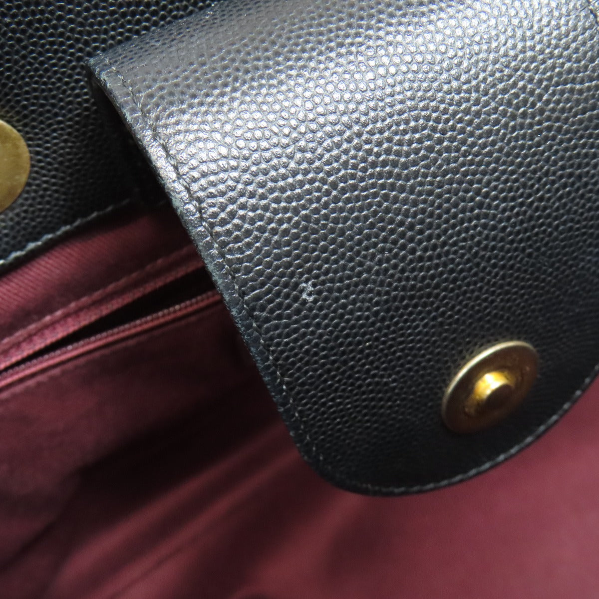 CHANEL Matelasse ChainShoulder GoldHardware Tote Bag Grained Calfskin Skin Ladies [Used]