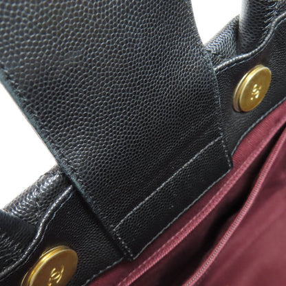 CHANEL Matelasse ChainShoulder GoldHardware Tote Bag Grained Calfskin Skin Ladies [Used]