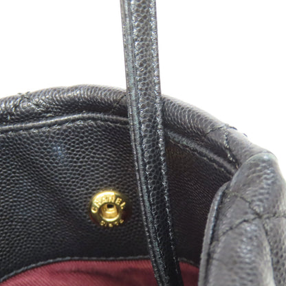 CHANEL Matelasse ChainShoulder GoldHardware Tote Bag Grained Calfskin Skin Ladies [Used]