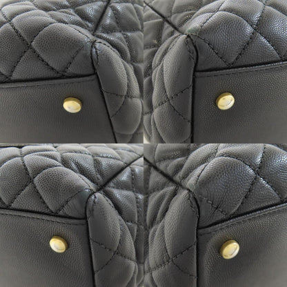 CHANEL Matelasse ChainShoulder GoldHardware Tote Bag Grained Calfskin Skin Ladies [Used]