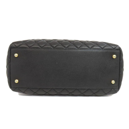 CHANEL Matelasse ChainShoulder GoldHardware Tote Bag Grained Calfskin Skin Ladies [Used]