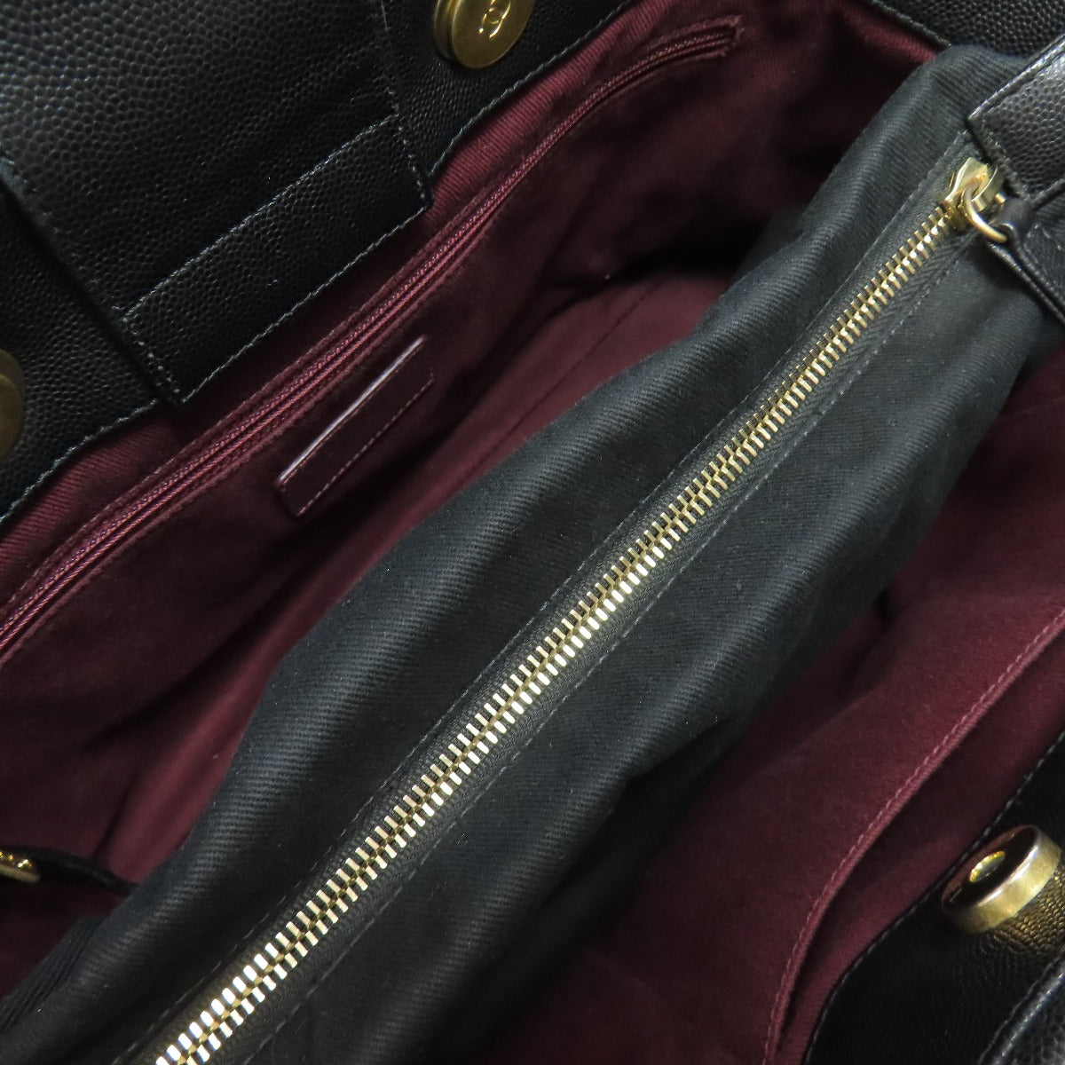 CHANEL Matelasse ChainShoulder GoldHardware Tote Bag Grained Calfskin Skin Ladies [Used]