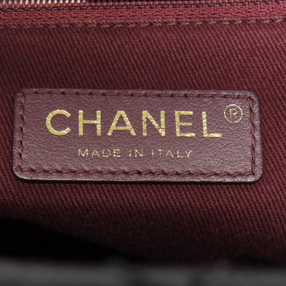 CHANEL Matelasse ChainShoulder GoldHardware Tote Bag Grained Calfskin Skin Ladies [Used]