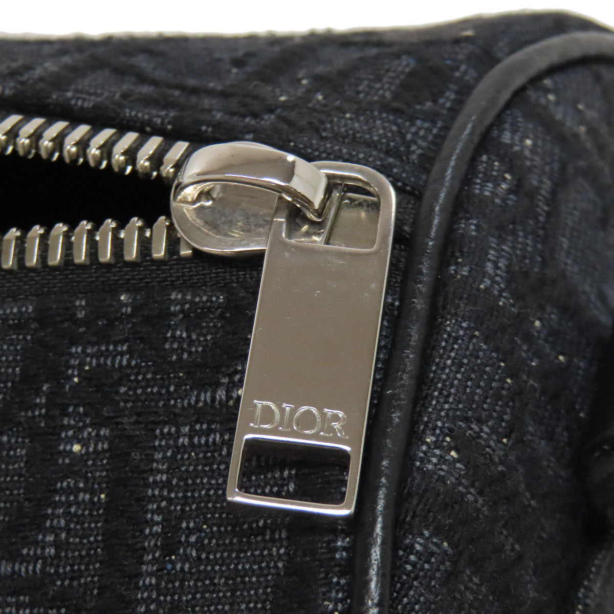 CHRISTIAN DIOR Oblique Shoulder Bag Canvas Ladies [Used]
