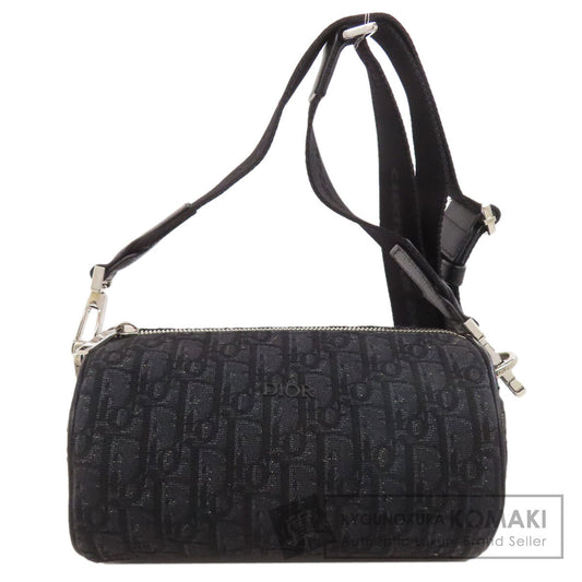 クリスチャンディオール オブリーク ショルダーバッグ キャンバス レディース 【中古】【CHRISTIAN DIOR】