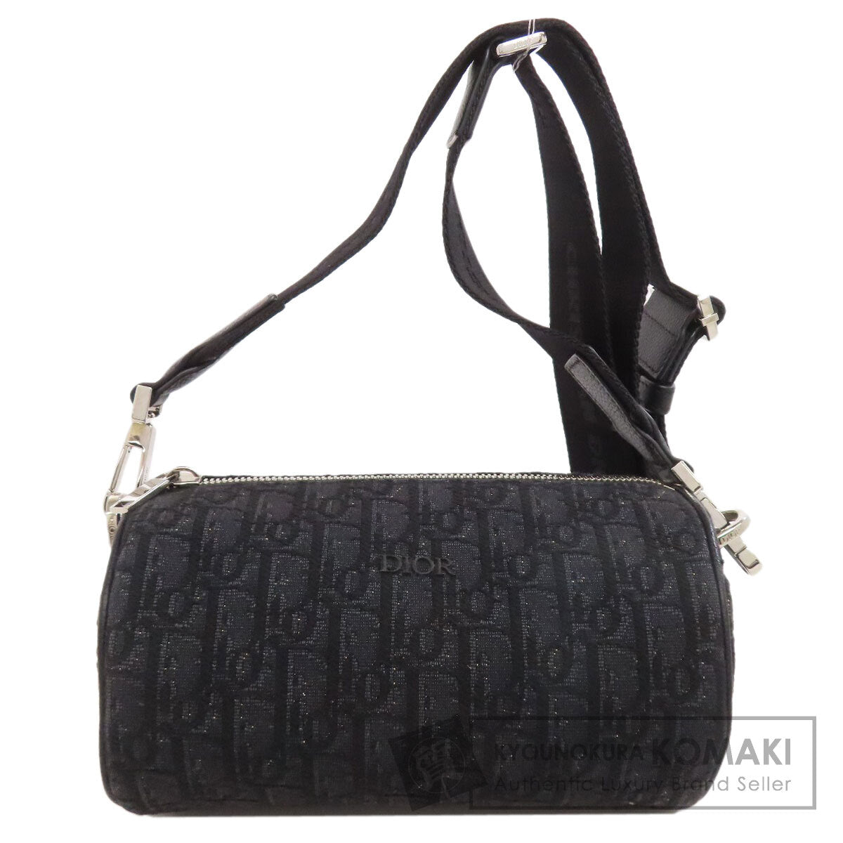 CHRISTIAN DIOR Oblique Shoulder Bag Canvas Ladies [Used]