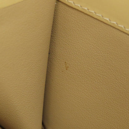 CELINE logo Long wallet (with coin pocket) Leather Ladies [Used]