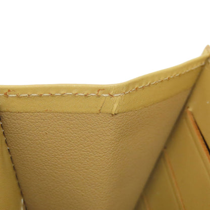 CELINE logo Long wallet (with coin pocket) Leather Ladies [Used]