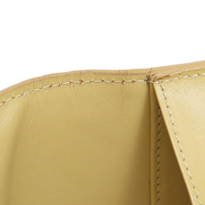 CELINE logo Long wallet (with coin pocket) Leather Ladies [Used]