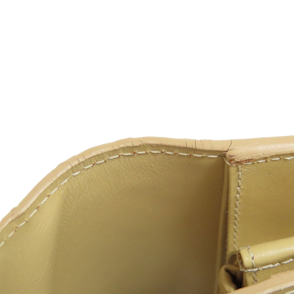 CELINE logo Long wallet (with coin pocket) Leather Ladies [Used]