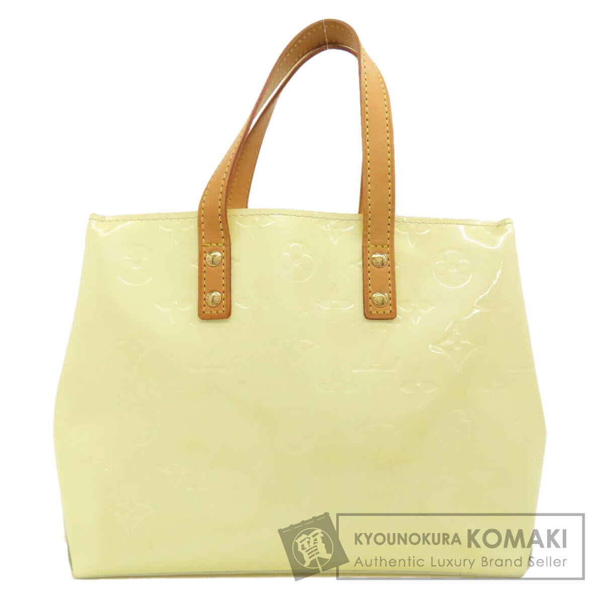 LOUIS VUITTON M91336 Lead PM Handbag Vernis Ladies [Used]
