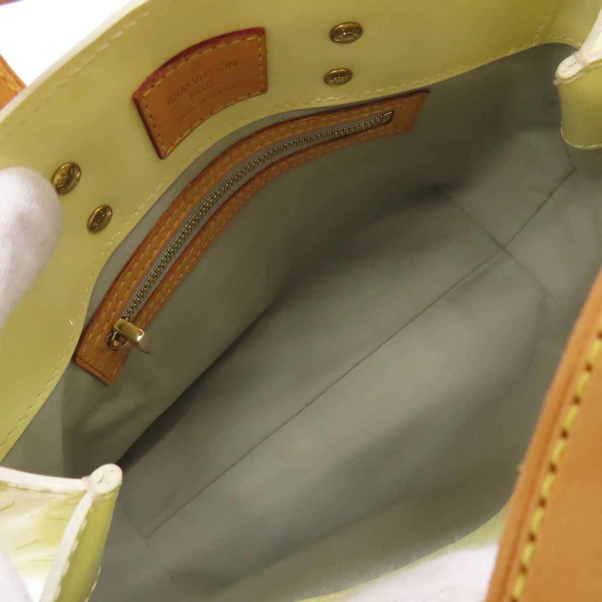 LOUIS VUITTON M91336 Lead PM Handbag Vernis Ladies [Used]