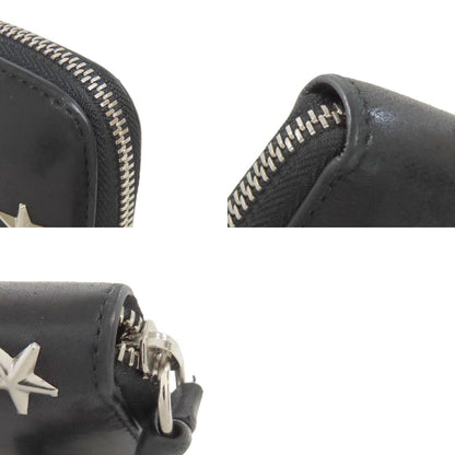 Jimmy Choo Studs star motif Bifold Wallet with Coin Pocket Leather Ladies [Used]