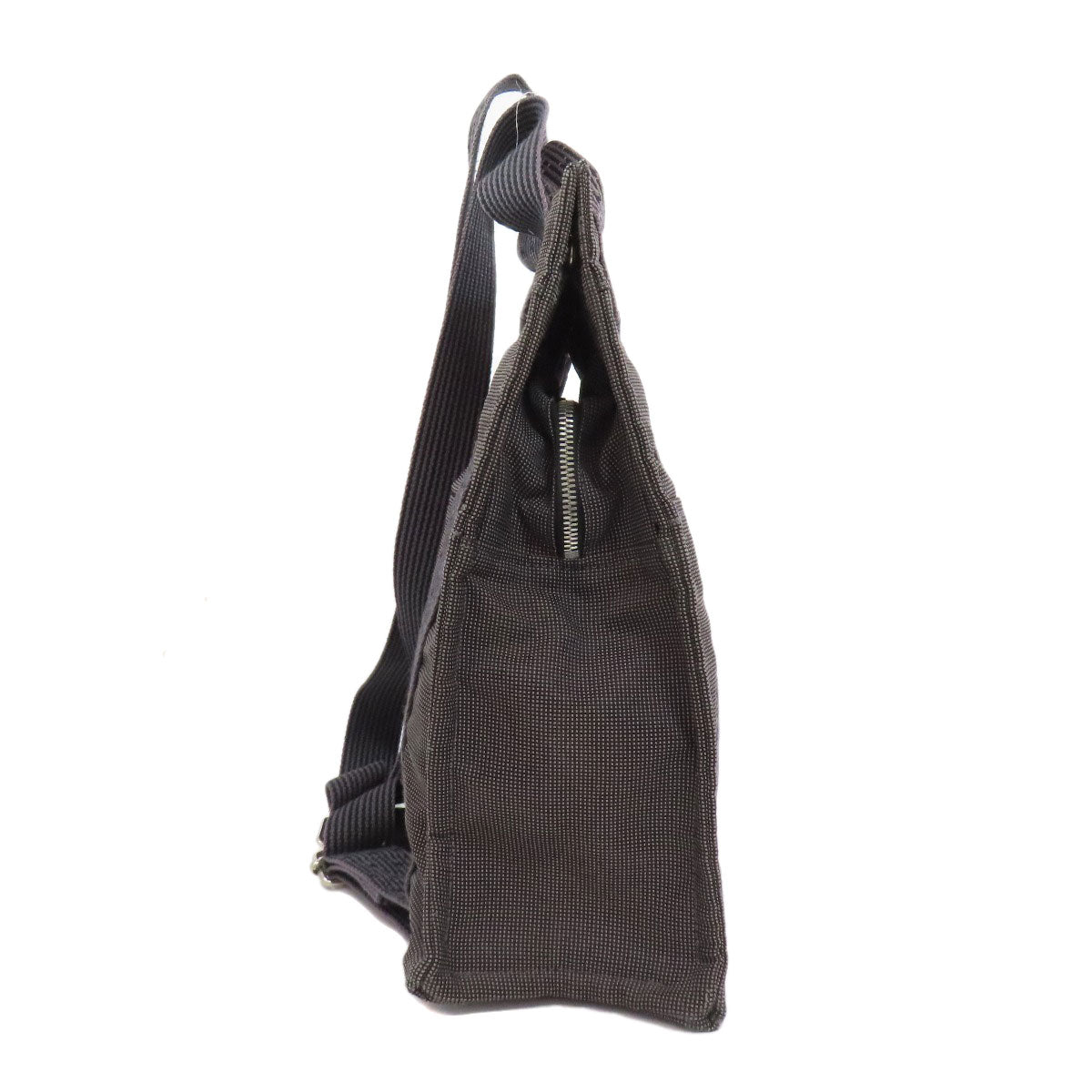 HERMES Her Line ad MM Handbag Canvas Ladies [Used]