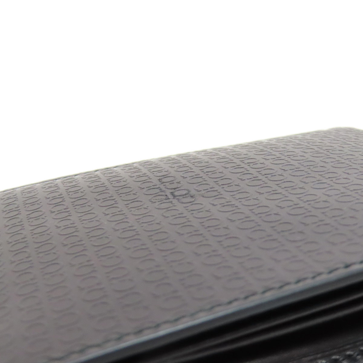 Salvatore Ferragamo Gancinipattern Bifold Wallet with Coin Pocket Leather Ladies [Used]