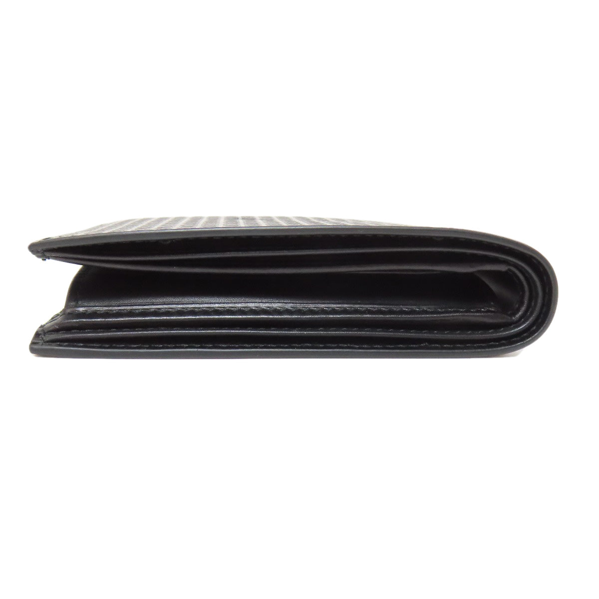 Salvatore Ferragamo Gancinipattern Bifold Wallet with Coin Pocket Leather Ladies [Used]