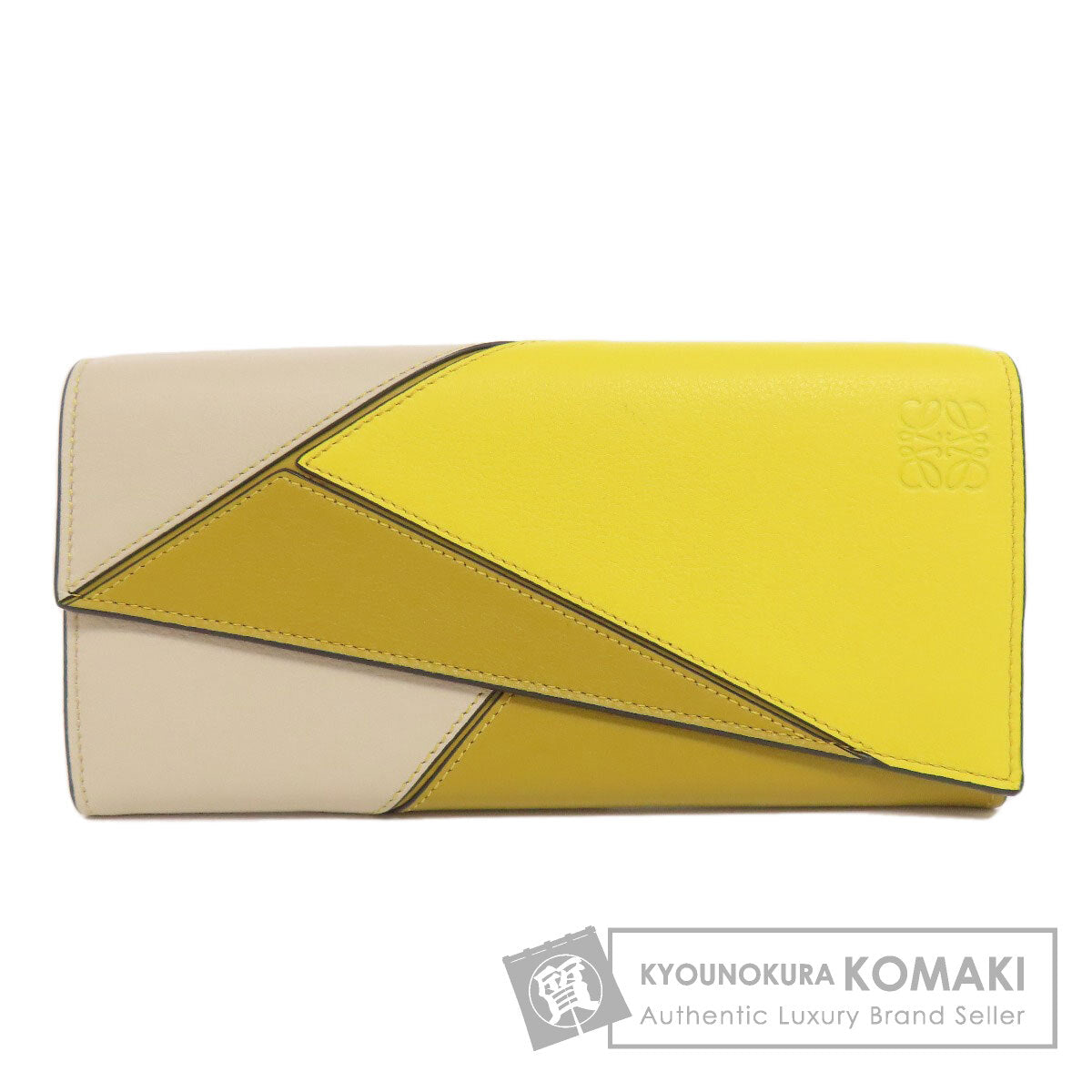 LOEWE puzzle Long wallet (with coin pocket) Calf Ladies [Used]