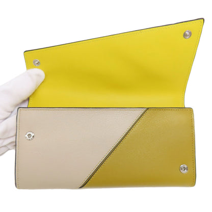 LOEWE puzzle Long wallet (with coin pocket) Calf Ladies [Used]