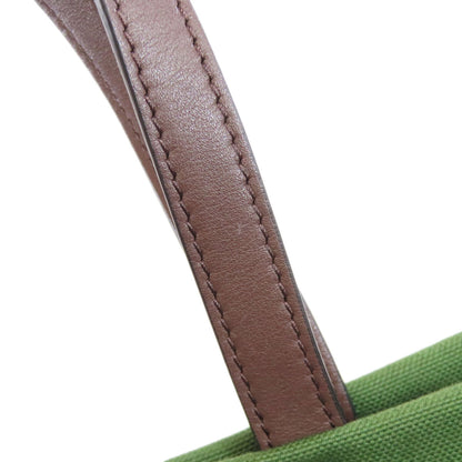 VALENTINO logo Handbag Canvas Ladies [Used]