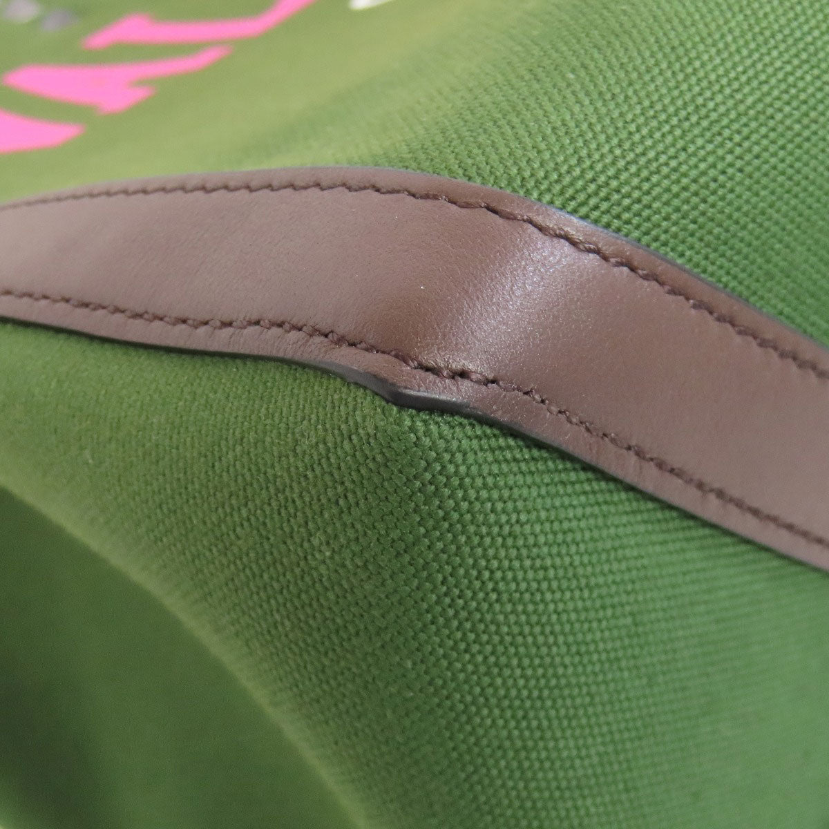 VALENTINO logo Handbag Canvas Ladies [Used]