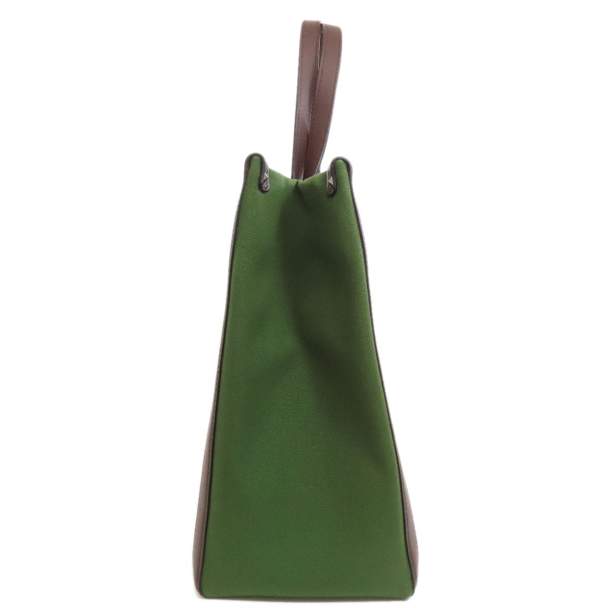 VALENTINO logo Handbag Canvas Ladies [Used]