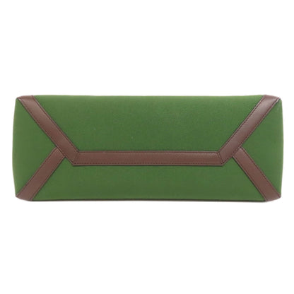 VALENTINO logo Handbag Canvas Ladies [Used]