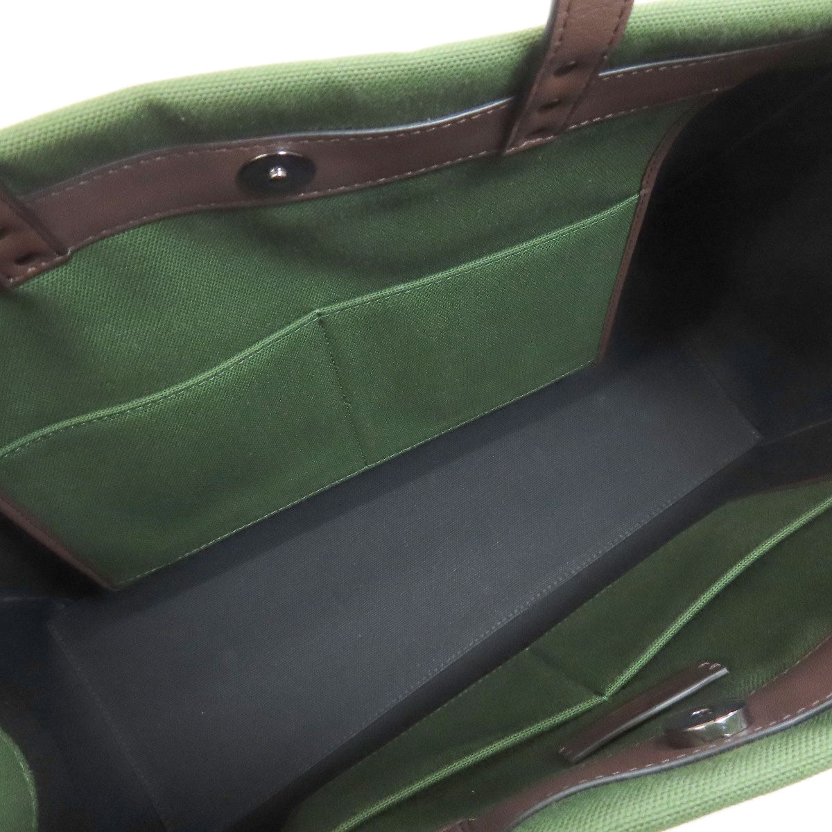 VALENTINO logo Handbag Canvas Ladies [Used]