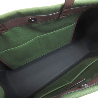 VALENTINO logo Handbag Canvas Ladies [Used]