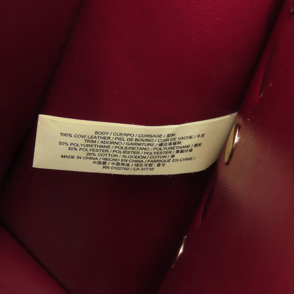 kate spade 2WAY Fake Pearl Handbag Leather Ladies [Used]