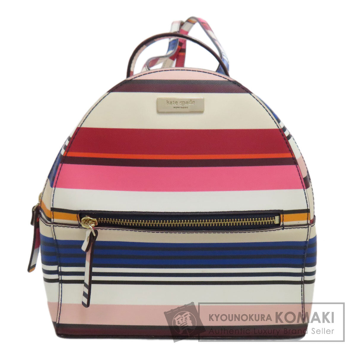 kate spade border Backpack Â· Daypack PVC Ladies [Used]
