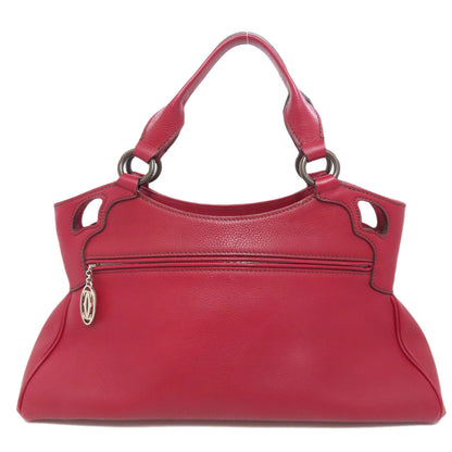 CARTIER Marcello Handbag Leather Ladies [Used]
