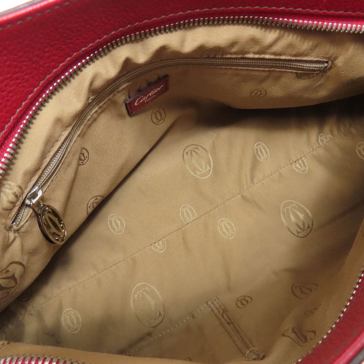 CARTIER Marcello Handbag Leather Ladies [Used]