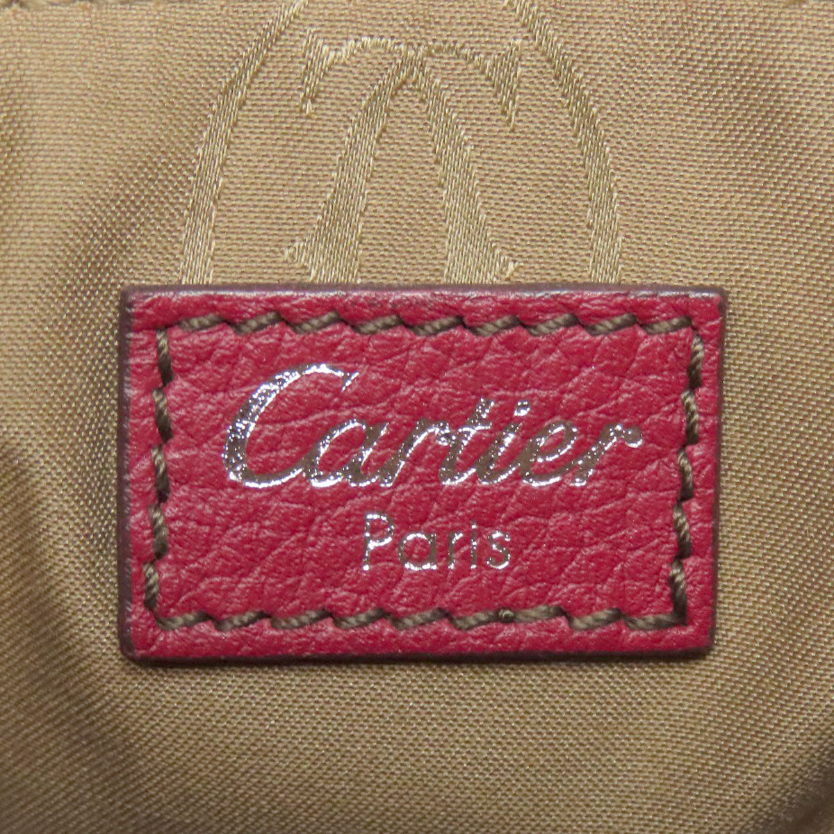 CARTIER Marcello Handbag Leather Ladies [Used]