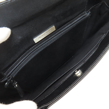 BURBERRY logo Tote Bag Nylon LeatherLadies [Used]