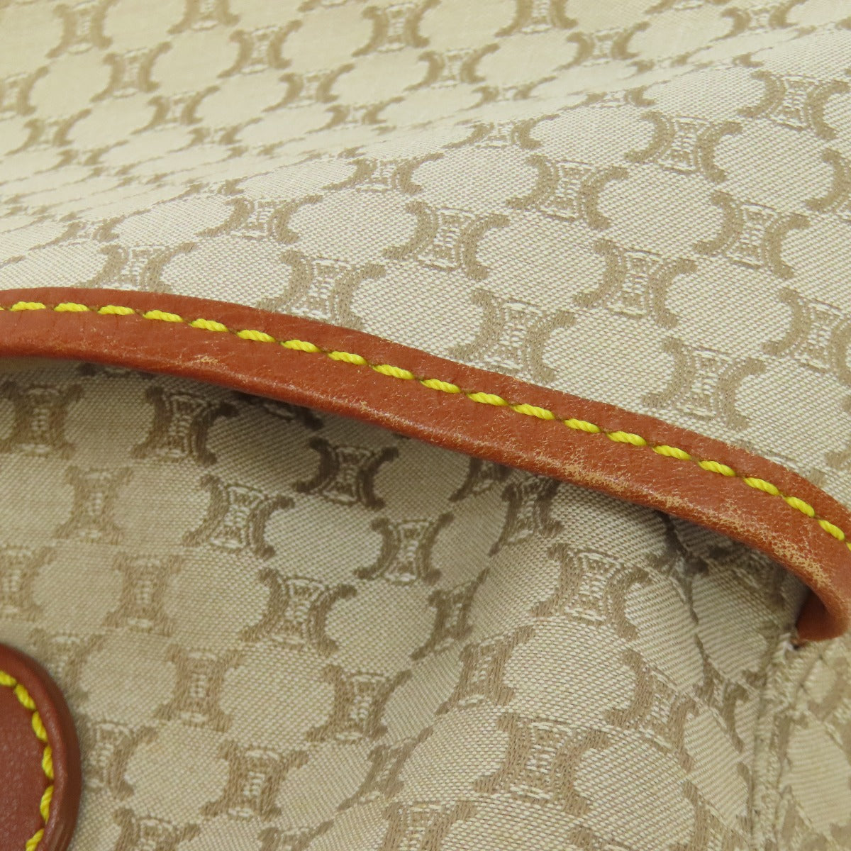 CELINE Macadam pattern Handbag Canvas Ladies [Used]