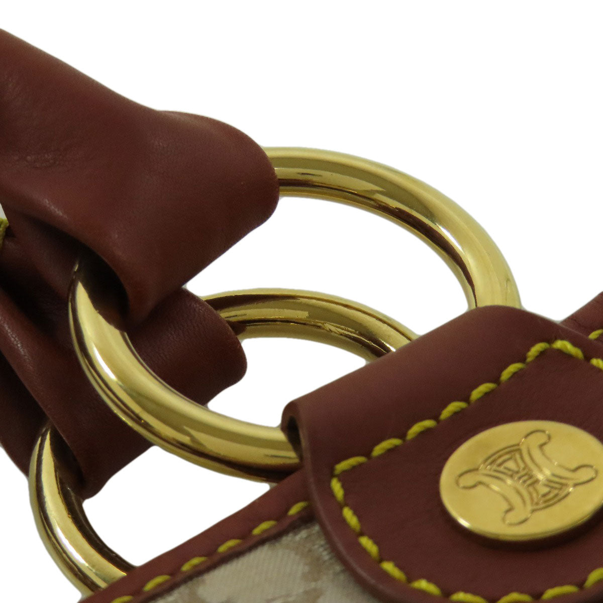 CELINE Macadam pattern Handbag Canvas Ladies [Used]